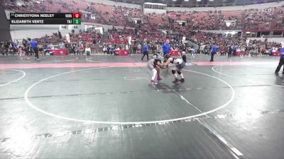 135 lbs Semifinal - Elizabeth Vertz, Princeton Wrestling Club vs Christiyona Neeley, C4C Milwaukee Wrestling