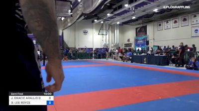 JONNATAS GRACIE ARAUJO DA SILVA vs DYLAN LEE ROYCE 2019 Pan IBJJF Jiu-Jitsu No-Gi Championship
