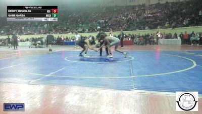 118 lbs Round Of 128 - Henry McLellan, Ada Junior High vs Gage Garza, MacArthur Wrestling