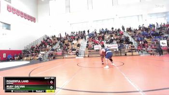 190 lbs Champ. Round 1 - Powerful Land, Hoover vs Rudy Galvan, University City