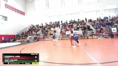 190 lbs Champ. Round 1 - Powerful Land, Hoover vs Rudy Galvan, University City