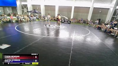 144 lbs Round 2 (8 Team) - Tyson Newman, Minnesota Blue vs Austin Gyorkos, Michigan