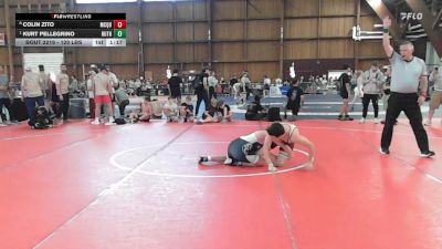 120 lbs Semifinal - Colin Zito, Mcquaid Jesuit vs Kurt Pellegrino, Ruthless Wrestling Club