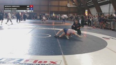 116 kg Rr Rnd 1 - Monaka Umekawa, Japan vs Jocelyn Danbe, Rednose