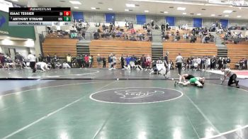 120 lbs Cons. Round 6 - Isaac Tessier, South Hills vs Anthony Strahm, Holtville