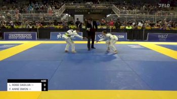 LYLAH ROSE DASILVA vs FLORENCE ANNE OWEN 2024 Pan Kids Jiu-Jitsu IBJJF Championship