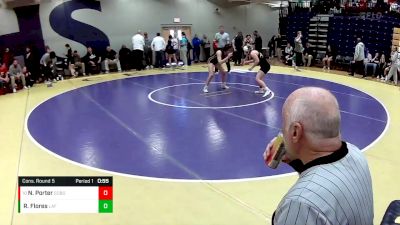 115 lbs. Cons. Round 5 - Nova Porter, Southern Boone vs Rory Flores, Lafayette (Wildwood)