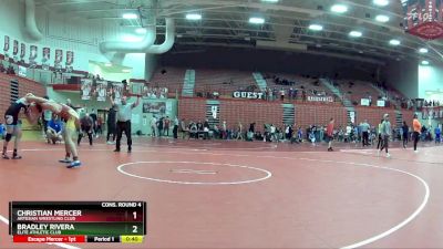 190 lbs Cons. Round 4 - Bradley Rivera, Elite Athletic Club vs Christian Mercer, Artesian Wrestling Club