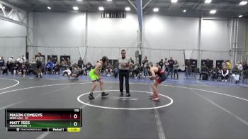 110 lbs Round 3 (6 Team) - Mason Comegys, Rebellion vs Matt Tees, Headhunters