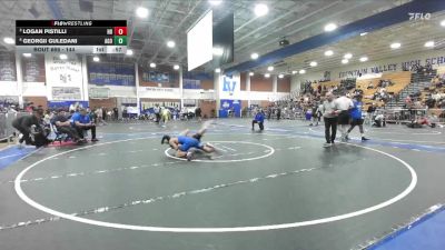 144 lbs Cons. Semi - Logan Pistilli, Huntington Beach vs Georgii Guledani, Agoura