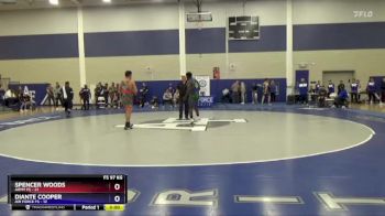 FS 97 KG Round 3 (3 Team) - Spencer Woods, Army FS vs Diante Cooper, Air Force FS