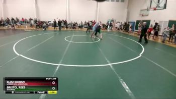 275 lbs 1st Place Match - Eliah Duran, Lander USA Wrestling vs Bristol Rees, Wyoming