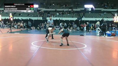 Rookie 6-8 115 5th Place Match - Joseph Kelly, Norfolk Christian vs Jacob Spencer, Midlothian Miners Wrestling Cl