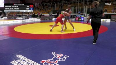 92kg Cons. Round 3 - Sawyer Loewen, Edmonton Wrestling Club vs Charlie Zilcosky, Central Toronto Wrestling Club