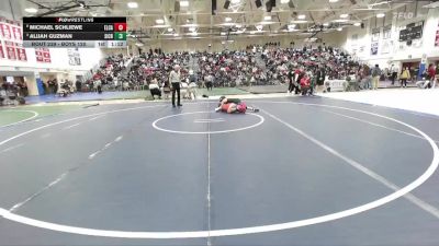 Boys 120 lbs Quarterfinal - Alijah Guzman, Silver Creek Boys vs Michael Schliewe, El Camino Boys