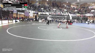 175 lbs Champ. Round 1 - Tyler Ashbaugh, Hill City HS vs Bo Kyler, Ellsworth HS