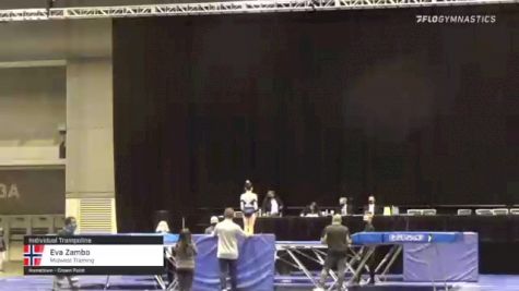 Eva Zambo - Individual Trampoline, Midwest Training - 2021 USA Gymnastics Championships