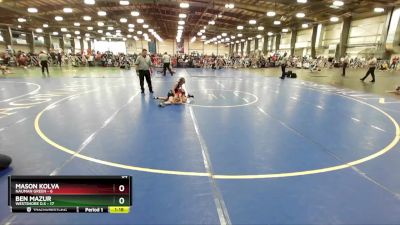 64 lbs Rd# 4- 2:00pm Friday Final Pool - Mason Kolva, Nauman Green vs Ben Mazur, Westshore D.S