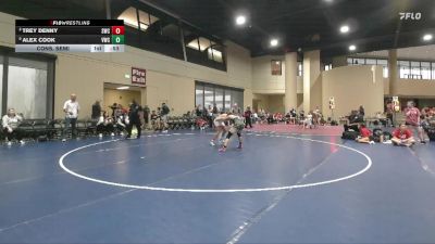 138 lbs Cons. Semi - Alex Cook, Valhalla Wrestling Club vs Trey Denny, Stronghold Wrestling Club
