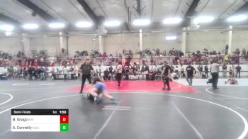 184 lbs Semifinal - Brandon Silago, Kirtland Broncos vs Arthur Connelly, Nucla