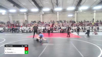 184 lbs Semifinal - Brandon Silago, Kirtland Broncos vs Arthur Connelly, Nucla