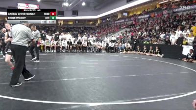 106 lbs Semis - Eddie Woody, Southeast Polk vs Carew Christensen, Waukee Northwest