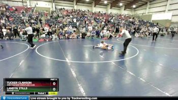 62 lbs Champ. Round 1 - Tucker Clawson, Zion Thunder Wrestling Club vs Landyn Stills, Nevada Elite