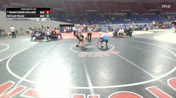 4A Boys 285 lbs Cons. Round 2 - Isaiah Boise-LeClaire, Madras Boys vs Skylar Folau, Marshfield Boys