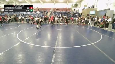 125 lbs Cons. Round 1 - Luke Davis, Box Elder Stinger Wrestling vs D`Artagnan Fillmore, Wasatch