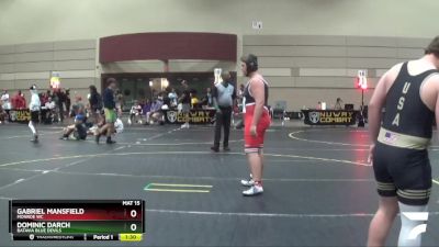 Quarterfinal - Gabriel Mansfield, Monroe WC vs Dominic Darch, Batavia Blue Devils