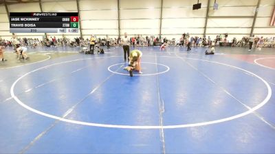210 lbs Round 2 (10:30am Friday) - Jase Mckinney, Untouchables, MN vs Travis Boisa, Terps Xtreme