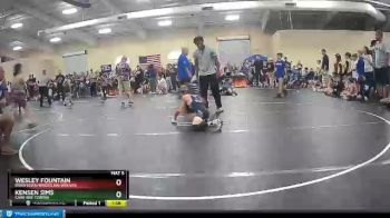 72 lbs Round 1 - Kensen Sims, Cane Bay Cobras vs Wesley Fountain, Rivertown Wrestling Wolves