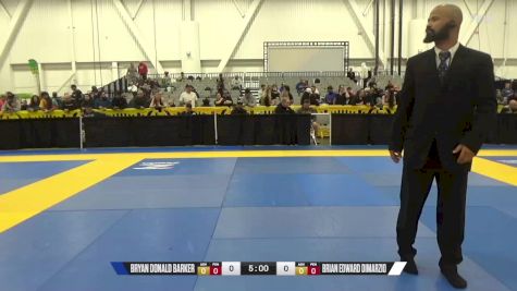 Brian Edward DiMarzio vs Bryan Donald Barker 2024 World IBJJF Jiu-Jitsu No-Gi Championship