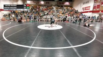 125 lbs Champ. Round 1 - Gillian Holman, Glenrock vs Destiny Paulson, Cheyenne East