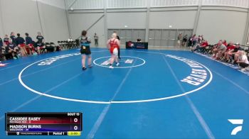 225 lbs Quarters & 1st Wb (16 Team) - Cassidee Easey, Michigan Red vs Madison Burns, Wisconsin