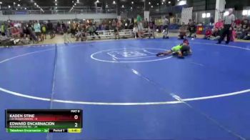 70 lbs Round 5 (8 Team) - Kaden Stine, I-64 ROADRUNNERS vs Edward Encarnacion, HEADHUNTERS WC