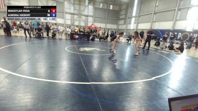 U15 Women - 58 lbs Champ. Round 1 - Makaylah Vega, FL vs Aurora Hiebert, WA