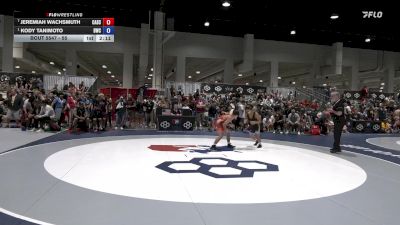 55 lbs Cons. Round 5 - Jeremiah Wachsmuth, COBRA ALL-STARS / Cobra Wrestling Systems LLC vs Kody Tanimoto, Bison Wrestling Club