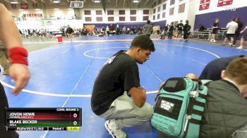 197 lbs Cons. Round 2 - Jovon Howe, Cumberlands (Ky.) vs Blake Becker, Avila