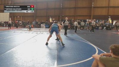 135 lbs Round Of 32 - Brayden Boccia, Doughboys vs Bryson Galofaro, Heritage HS