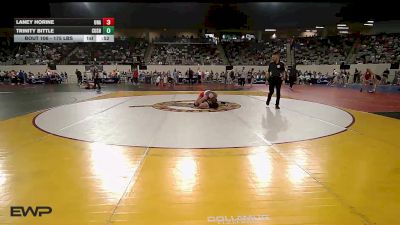 175 lbs Consi Of 16 #2 - Laney Horine, Unattached vs Trinity Bittle, Cushing