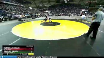 Girls 140 lbs 1st Place Match - Delaney Graves, Chief Sealth (Girls) vs Alondra Morales, Royal (Girls)