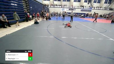 58 lbs Round Of 16 - Corbin Robinson, Panther Youth Wrestling vs Channing Replogle, Team Tulsa Wrestling Club