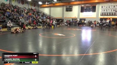 54 lbs Round 1 - Camden Seaton, VS Viking Wrestling Club vs Maddox Port, DC Elite