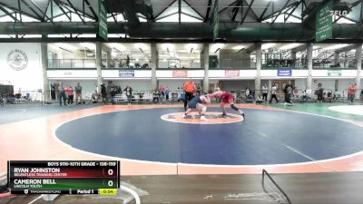 138-159 lbs 3rd Place Match - Cameron Bell, Lincoln Youth vs Ryan Johnston, Relentless Training Center