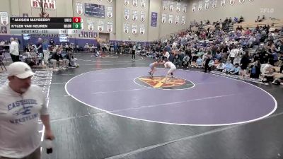 120 lbs Cons. Round 7 - Jaxson Mayberry, Union County vs Kyler Van Keuren, Waukesha West