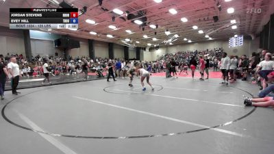 125 lbs Rr Rnd 2 - Jordan Stevens, Roundtree Wrestling Academy vs Evey Hill, Troup Wrestling
