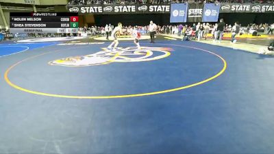 Boys 1A 157 lbs Semifinal - Shea Stevenson, Royal vs Nolen Nelson, Castle Rock