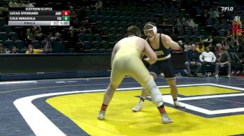 285 lbs Final - Lucas Stoddard, Army vs Cole Mirasola, Penn State