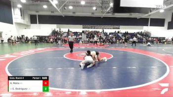 120 lbs Cons. Round 4 - Elias Rodriguez, La Habra vs Aaron Mata, Millikan